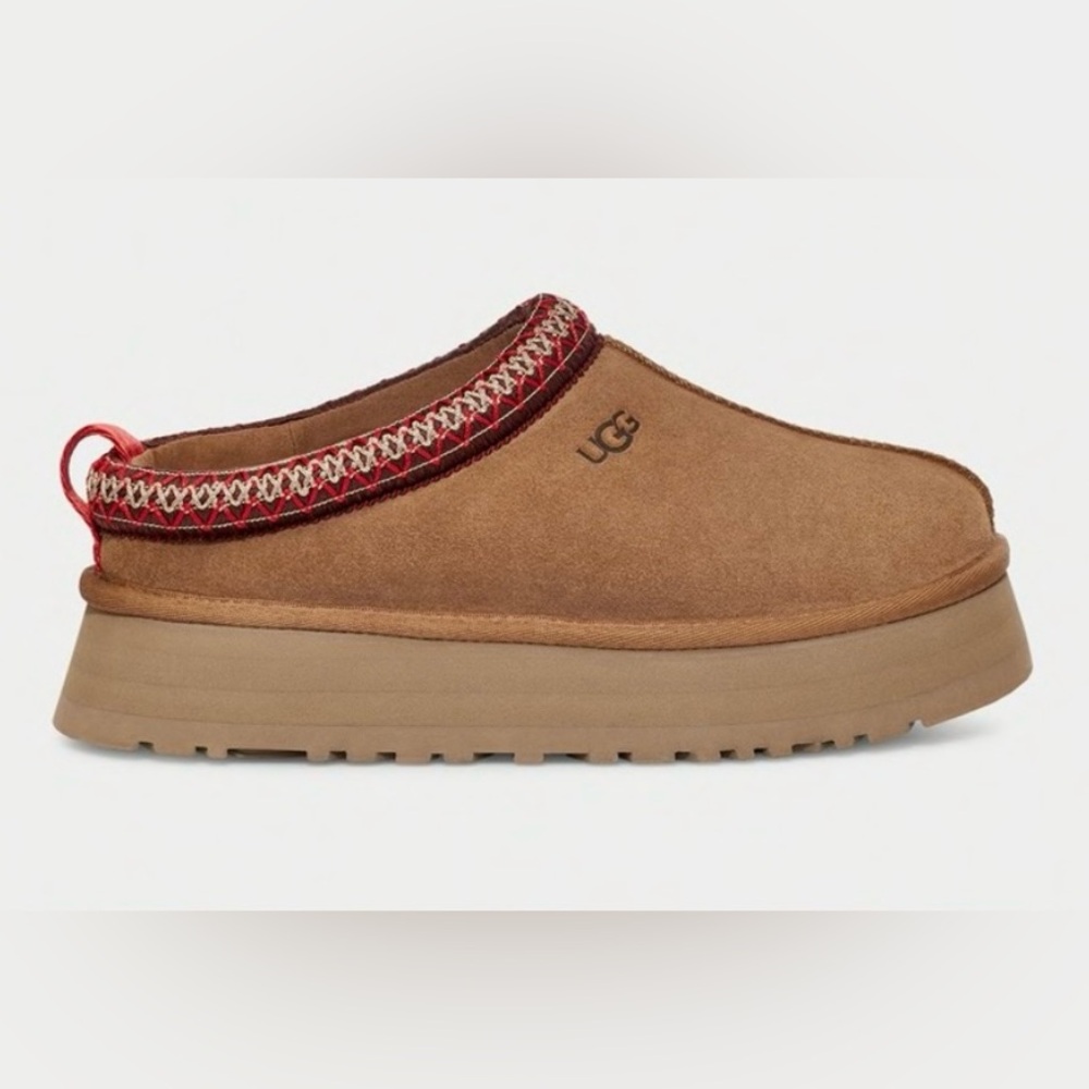 UGG Tazz Brown Slip-On Clogs Platform